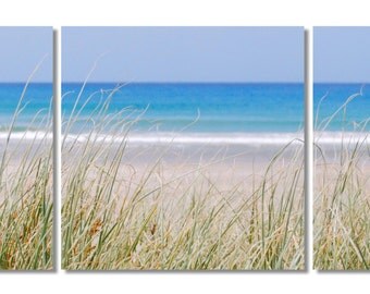 Beach sea grass triptych PRINTABLES photo beach art seaside photography ...