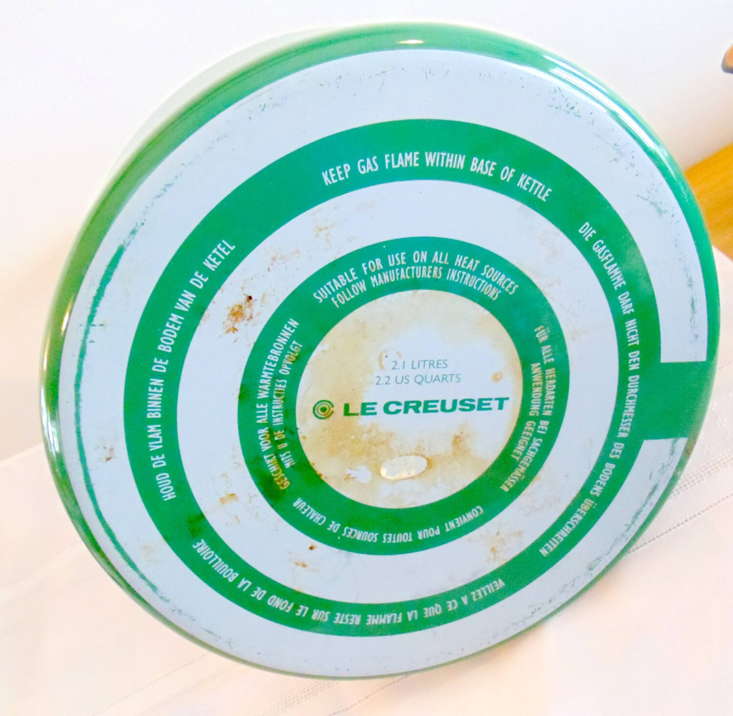 Le Creuset Tea Kettle in Forest Green