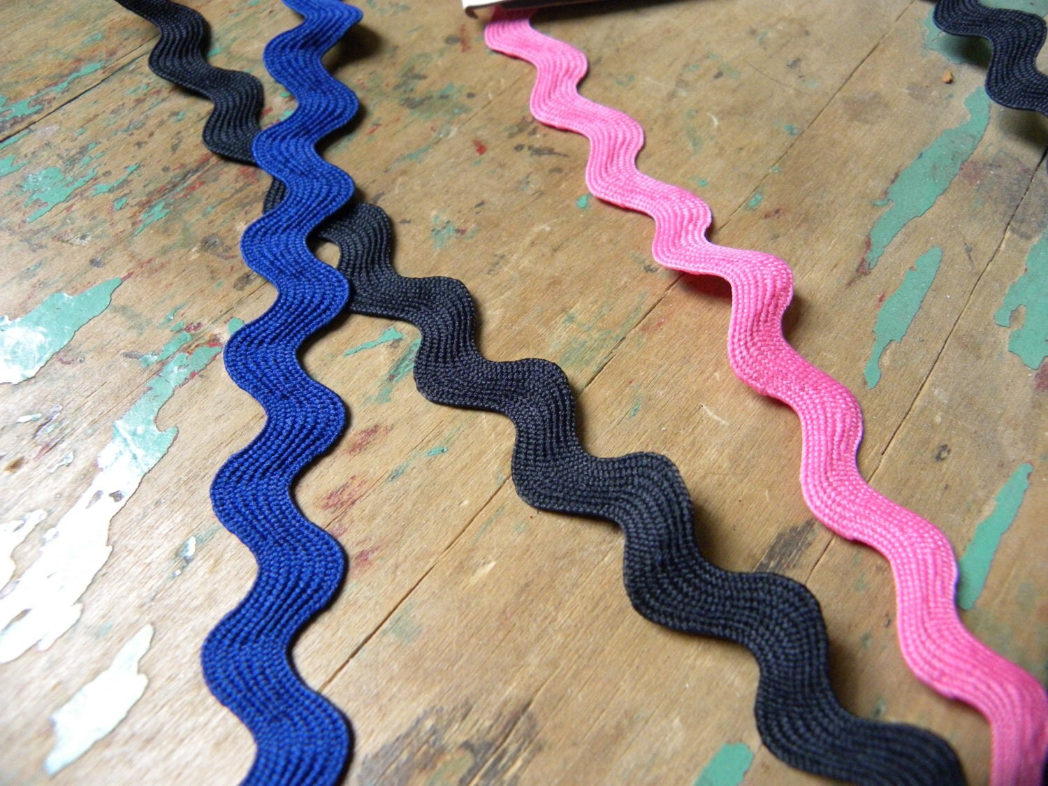 9 Yards Vintage Rick Rack Remnants from AlphieBug on Etsy Studio