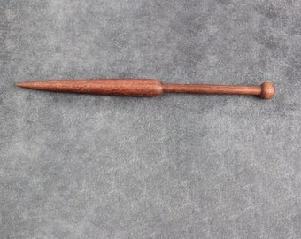 Purpleheart Tapestry Bobbin - slim but strong - really takes the "beating"
