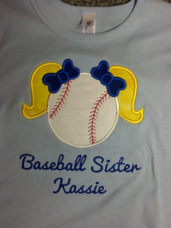 cute baseball shirts for sisters