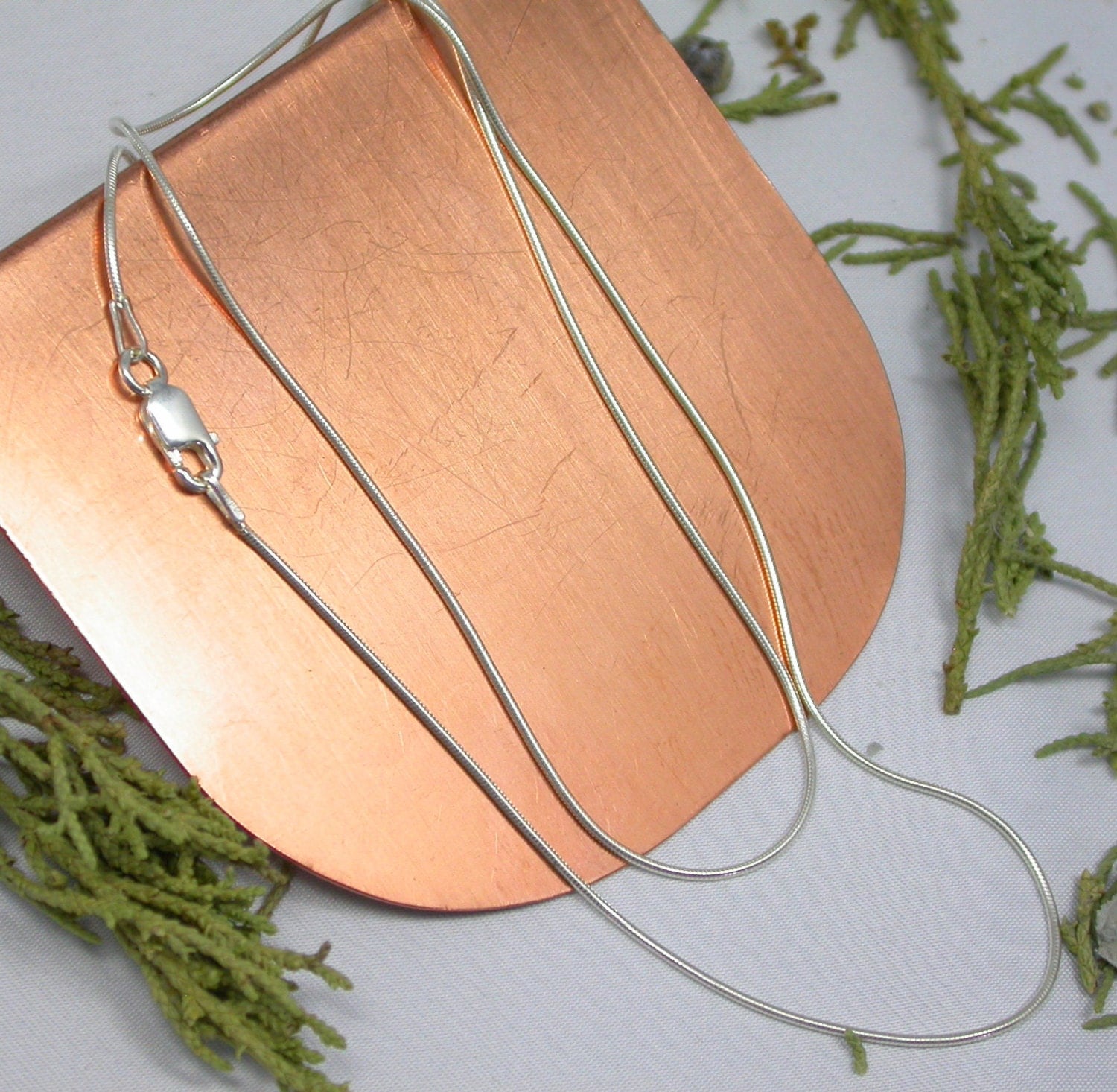 20 inch sterling silver neck chains by on Etsy