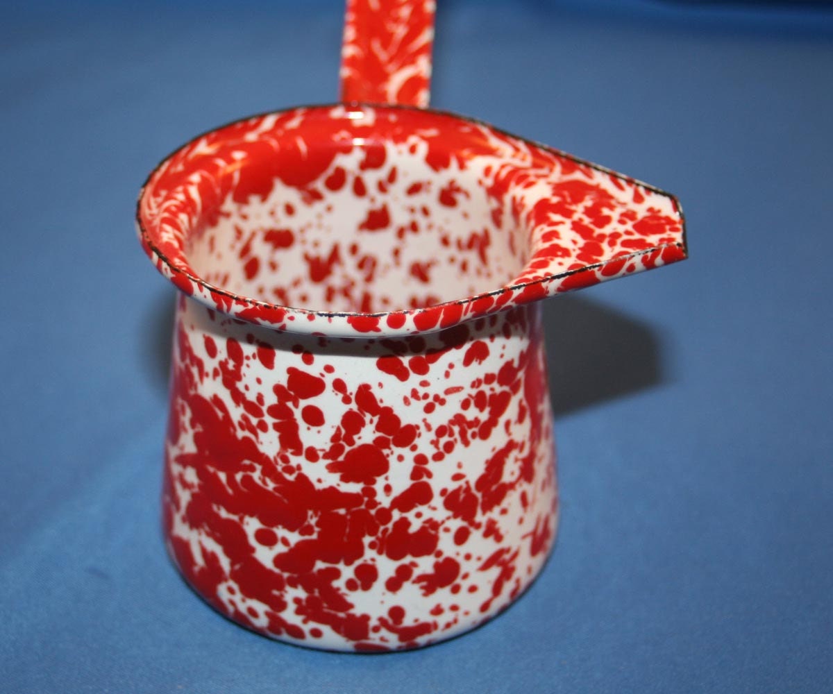 Speckled Enamel  Water Dipper