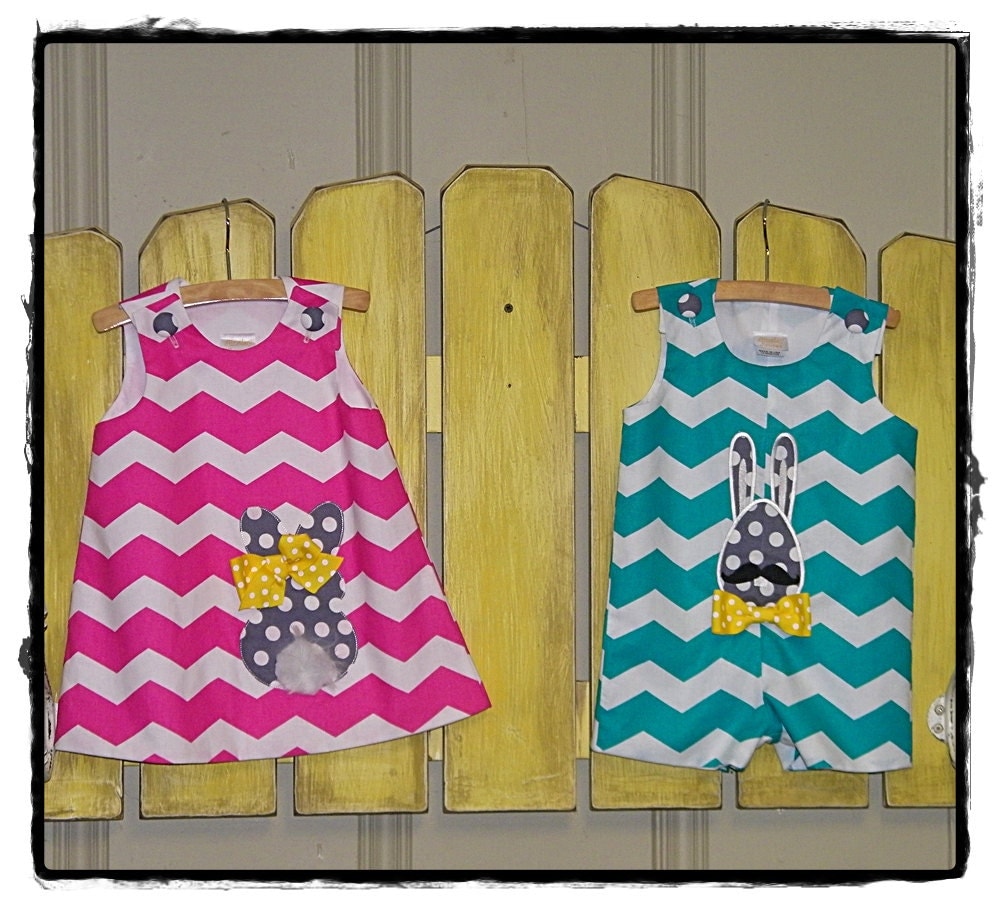 Boy and Girl Matching Easter Outfits for Twins or Brother and