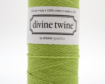 Full Spool - 240 Yards - Green - Spring - Baker's Twine