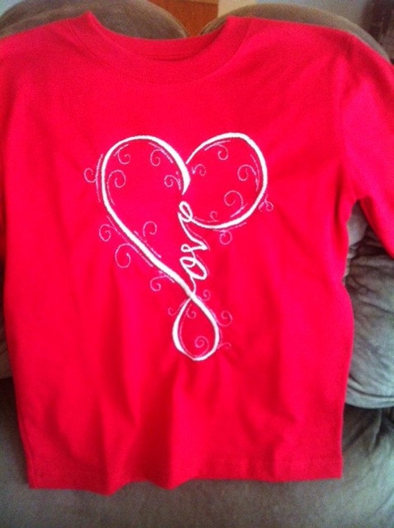 Items similar to Valentines Shirt - Love Intertwinded on Etsy