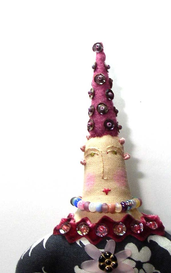 SALE Modern folk art doll 15 off using coupon code SPRING at