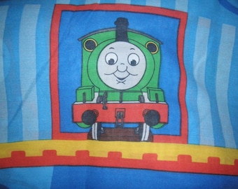 Thomas the Tank Engine TWIN Flat Sheet - Reclaimed Bed Linens