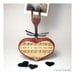 A STYLISH MARRIAGE, recycled fork photo holder, wooden heart, vintage sheet music, wedding, engagement, anniversary