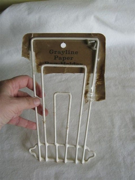 Items similar to Vintage Paper Bag Holder in Original Packaging on Etsy
