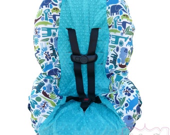 2D Zoo Pool with Teal Car Seat Cover