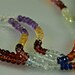 Multi Gemstone Rondelles AAA Gemstone Beads Citrine Garnet Amethyst Crystal Carnelian Smaller Size, 4mm Half Strand