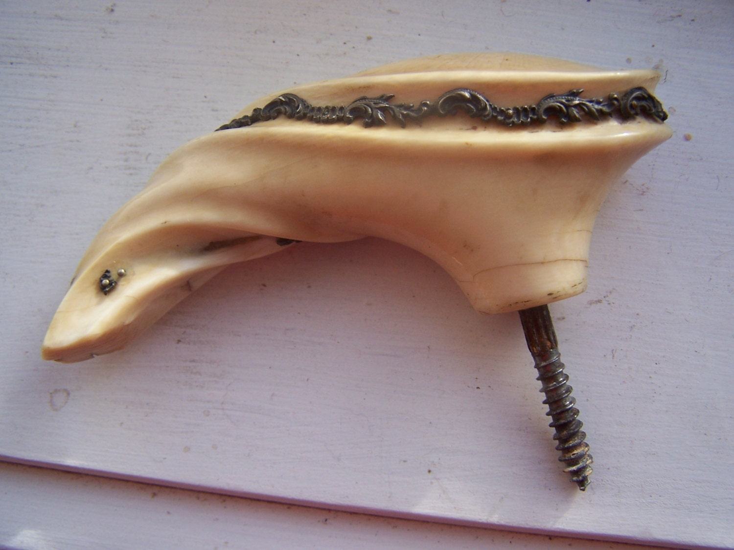 Antique Ivory Cane Handle