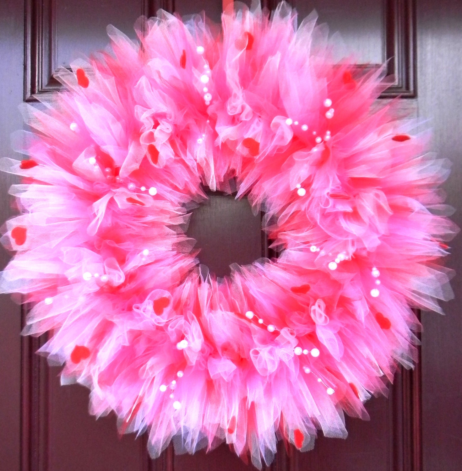 Valentines Day Tulle Wreath By Simplytutu On Etsy 5611