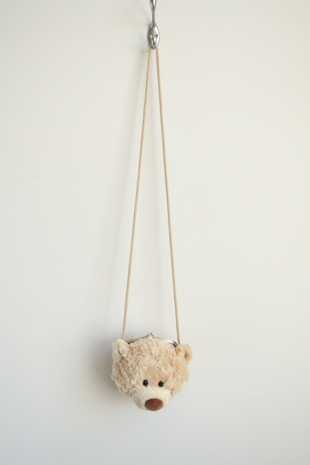 teddy bear head purse