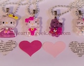 5 Piece Hello Kitty Necklace Set - Birthday and Party Favor Gifts