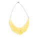 Yellow Sunshine Lemon Lace Necklace - Sarane - Vintage Lace Collar Bridesmaid Jewelry