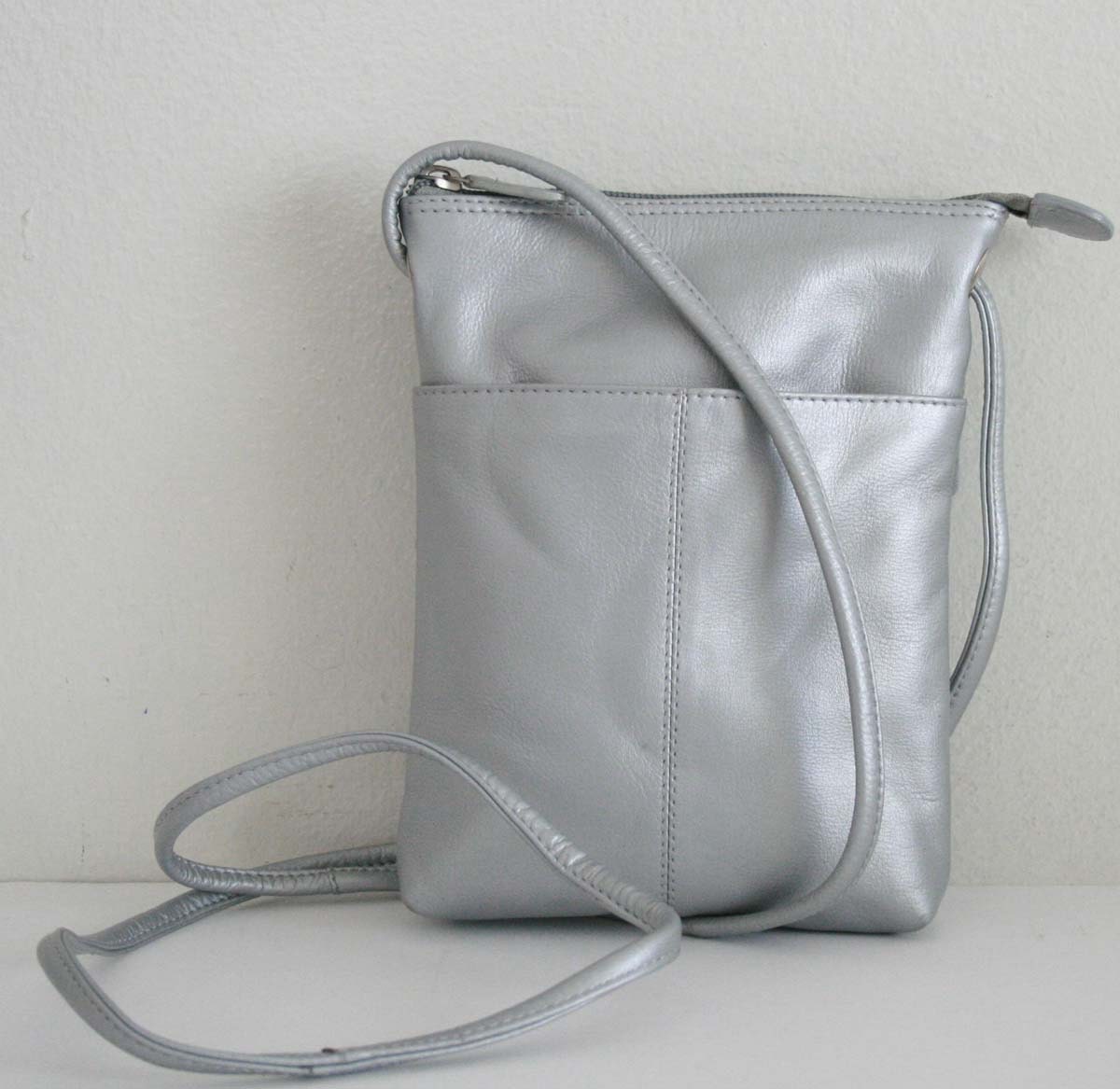 Soft Genuine Leather Mini Sling Bag Cross body Bag Vintage