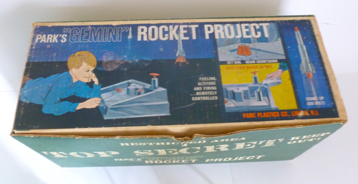 vintage water rocket toy