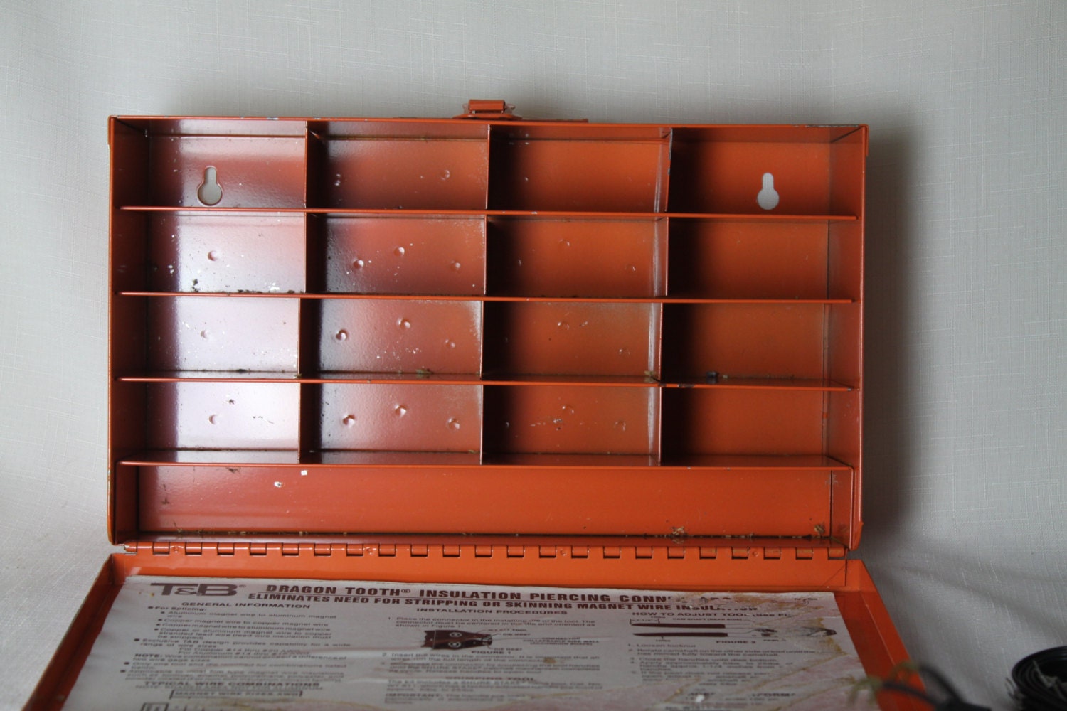 Metal Storage Box Dividers Handle Industrial by theartlyons