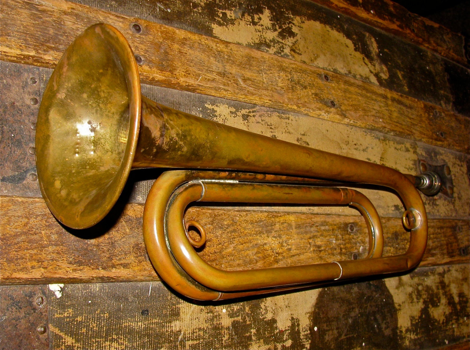 Vintage Military U.S. Regulation Rexcraft Bugle / Brass