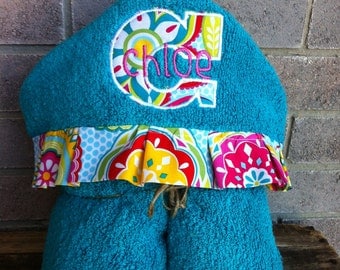 Personalized Hooded Towel - over 200 fabric choices
