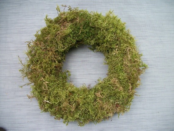 natural moss wreath