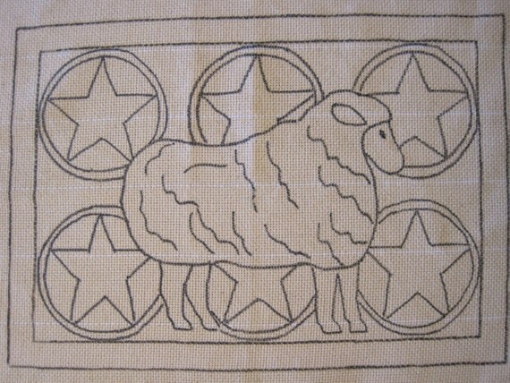 Free Rug Templates Prize Sheep Primitve Hooked Rug Pattern Free Rug Templates Prize Sheep Primitve Hooked Rug Pattern