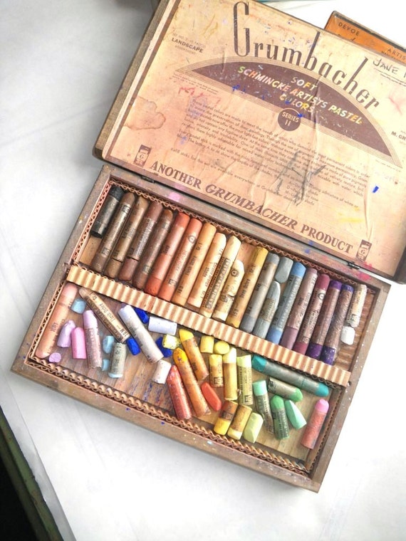 Vintage Grumbacher Pastels Art Supplies