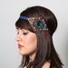 Teal Beaded Bohemian Headband - blue, brown, turquoise, purple, green