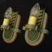Reserved for Wayne Pair Art Deco Sconces Restored Vintage Lighting