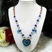 Blue Heart Crystal Necklace