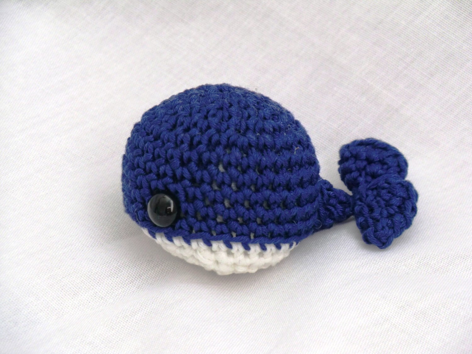 Mini amigurumi whale PDF crochet pattern