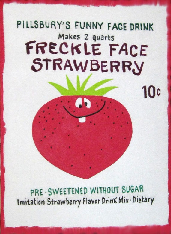 freckle face strawberry pillsbury funny face by waltyablonsky