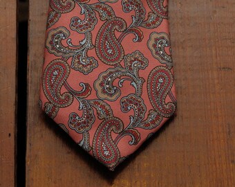 vintage christian dior paisley tie
