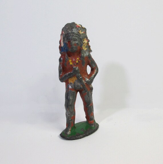 miniature cast iron figurines