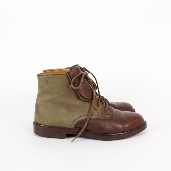olive color ankle boots