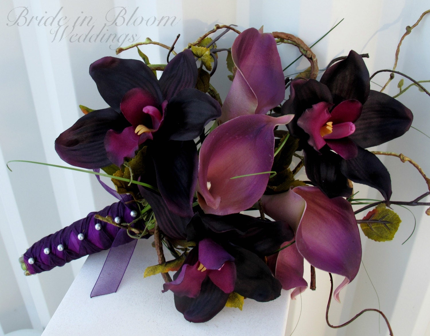 Black Orchid Flower Bouquet