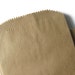 100 Kraft Brown Paper Bags - Flat 4 1/2 x 6 3/4" - Small Medium - Plain 4x6 - Scrapbooking Crafting - DIY Flatware Packaging - Treat / Favor