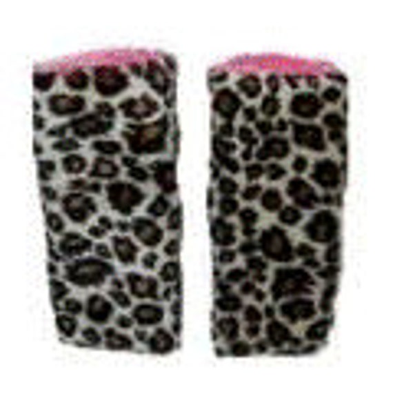 Car Seat Strap Covers Cheetah With Hot Pink Minky by isewjo