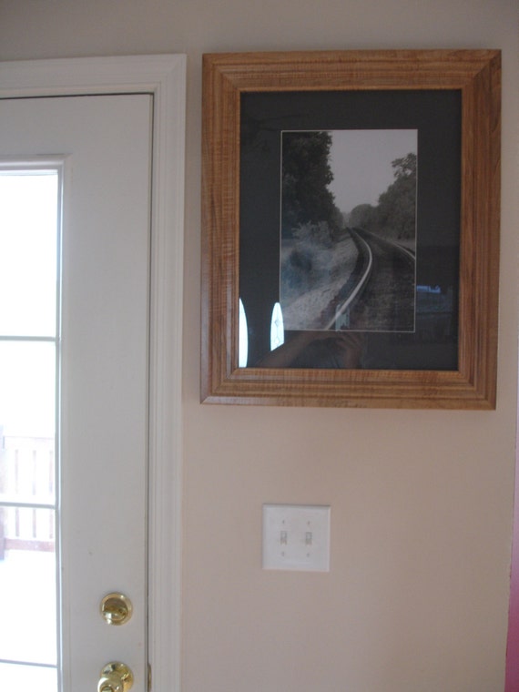 Train Track Framed Photography Custom Handmade Picture