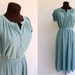 Vintage 70s Dress 2-Piece in Dusty Blue