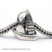 Sailboat Sterling Silver Landmark Charm Bead LM057