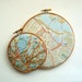 Amsterdam Map Art in Hoop
