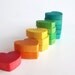 Valentines -Waldorf- Montessori- Educational- Wood Toy- COUNTING HEARTS- Pretend Play- Food