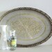 Mid-Century Gold Vanity Tray With Silver Foil Dresser