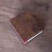 handmade mini journal tree bark- wood book - fall autumn woodland rustic forest rust brown black cabin / ready to ship