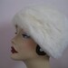 1960's Fur Hat- White-Sandra New York