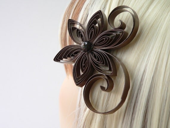 Wedding Hair Cocoa brown wedding hair clip cocoa wedding hair accessory cocoa Wedding Hair Cocoa brown wedding hair clip cocoa wedding hair accessory cocoa