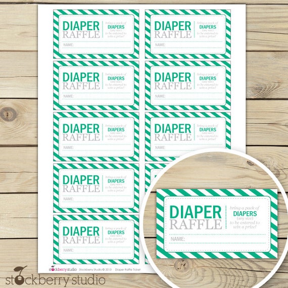 free download diaper raffle tickets new calendar